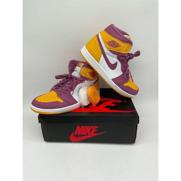 Nike Air Jordan 1 Retro‎ High OG Brotherhood-w/extra laces-Size 10.5-New in Box - Picture 1 of 5